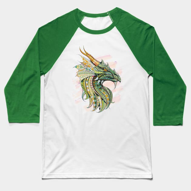 DRAGON Baseball T-Shirt by Lukelau